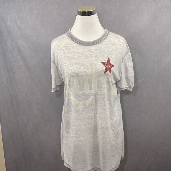 Venice Burnout Lucky Brand Visit Cuba Tee / Vintage Style - Picture 2 of 8